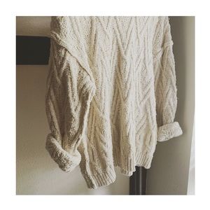 Free People | Isla Cable Tunic Pullover